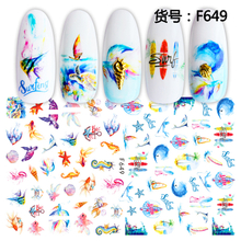 F649 Sunfing 3D Nail Sticker 
