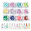 Symphony Aurora Butterfly Flower Ultra-thin Nail Sequins Set