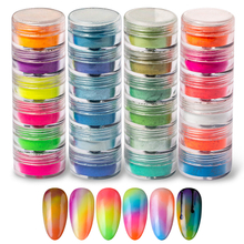 Candy Fluorescent Blooming Nail Powder Set