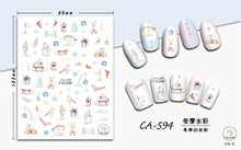 CA594 Winter Self-adhesive Nail Art Sticker