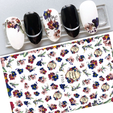 F733 Flower Self-adhesive Nail Sticker 2021 New