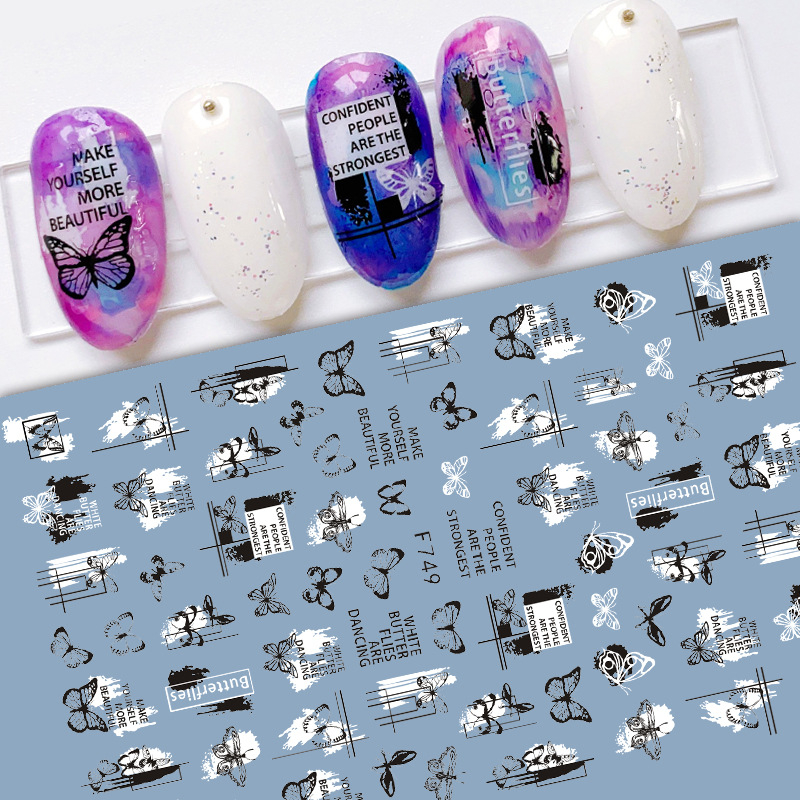 F749 Self-adhesive Nail Sticker 2021 New