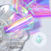Colorful Glass Paper Nail Art Stickers