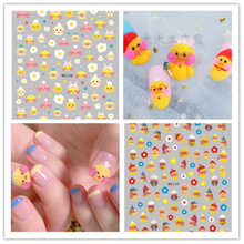 WG098-116 Sailor Moon Mickey Cartoon Nail 3D Sticker