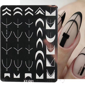 New Design French Style Nail Stamping Plate
