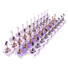 Fairy AB Color Nail Display Unicorn Clear Nail Tip Holder 