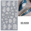 5D Embossed Lace Nail Sticker