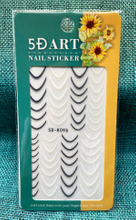 5D Embossed Nail Sticker