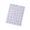 Cute Rabbit and Flower Nail Sticker