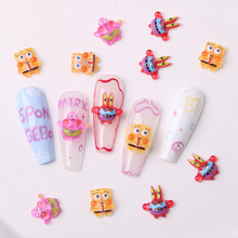 Nail accessory SpongeBob Cartoon Resin Nail Decoration