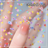 3D Nail Art Decals French Simulated Dried Flower Summer Petals Florals Colorful Flowers Adhesive Sliders Nail Stickers