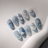 Iron New Technology 3d Butterfly Nail Sticker with Nail Decoration