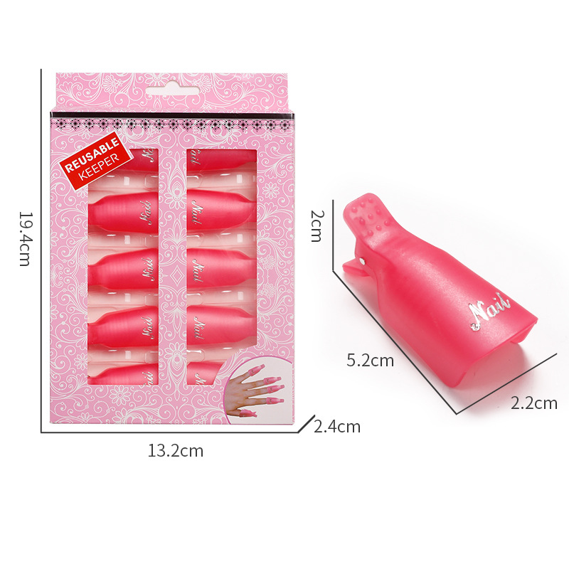 Nail Art Soak Off Cap Clip