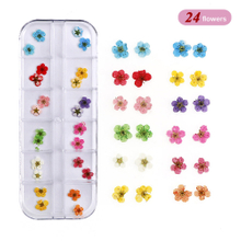 Nail Beauty Dry Flower Decorations