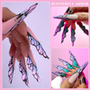 150pcs/box Acrylic Nail Form Butterfly Shape Nail Armor Nail Extension Tip