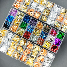 Colorful Copper Foil Nail Sequins Nail Decoration 