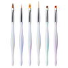6pcs/Set UV Gel Nail Brush Liner DIY Painting Pen