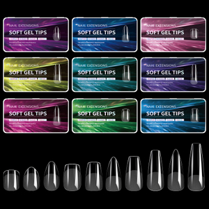 Wholesale Artificial Nail Tips Manicure Tool Nail Products Semi-matte Nail Accessories