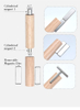 3 in 1 Nail Heart Cat Eye Magnet
