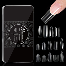 High Quality 600pcs/box Full Cover Clear Color Soft Gel Tips 