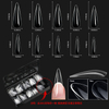 High Quality 600pcs/box Full Cover Clear Color Soft Gel Tips 