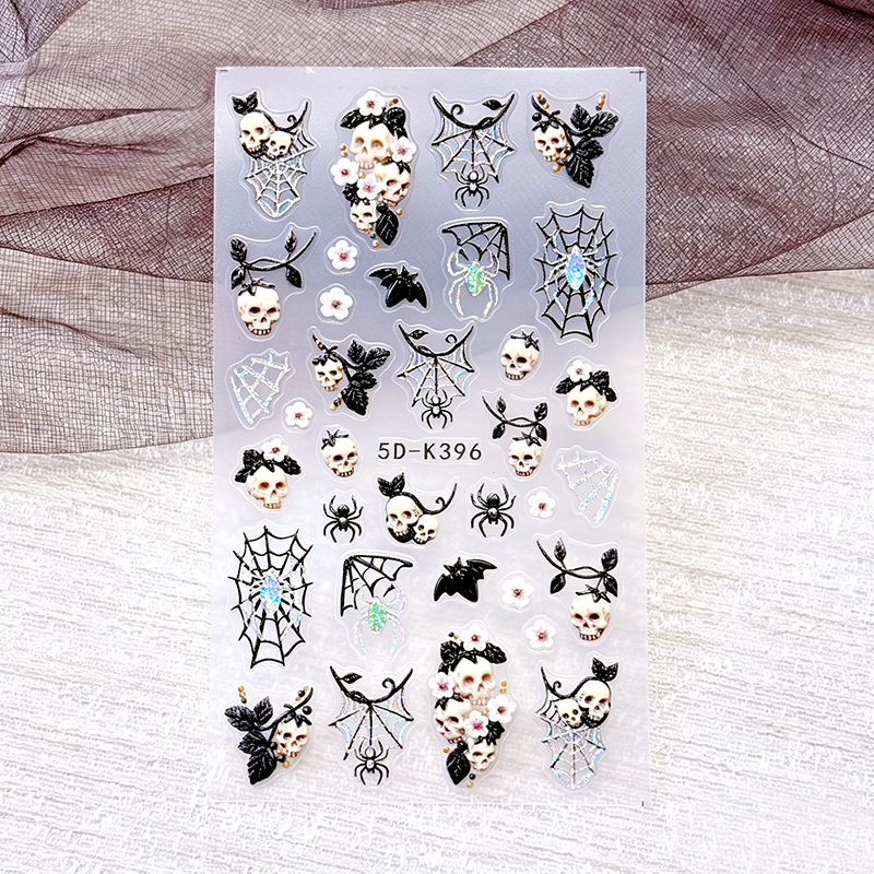 2026 Halloween 5d Embossed Sticker