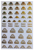 D027 Kappa Brand Logo 3D Nail Art Sticker 6 colors available