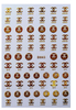 D043 CHANEL Brand Logo 3D Nail Art Sticker 