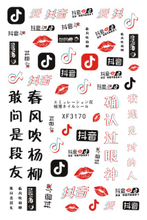 XF3170 3D Nail Art Sticker