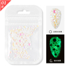 Mixed Size Flatback Glow in Dark Nail Rhinestone