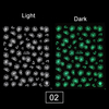 CY001-009 Glow In Dark Halloween Party 3D Nail Sticker