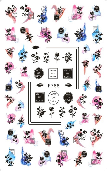 F788 Self-adhesive Nail Sticker 2021 New