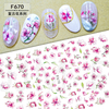 F670 Rose Flower Gardon Self-adhesive Nail Art Sticker