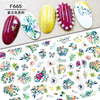 F665 Flower Gardon Self-adhesive Nail Art Sticker