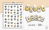CA615 Insect Self-adhesive Nail Art Sticker