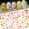 F695 Maple Leaf Pinecone Butterfly Self-adhesive Nail Art Sticker