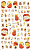 F698 Autumn Fall Season Self-adhesive Nail Art Sticker