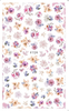 F729 Flower Self-adhesive Nail Sticker 2021 New