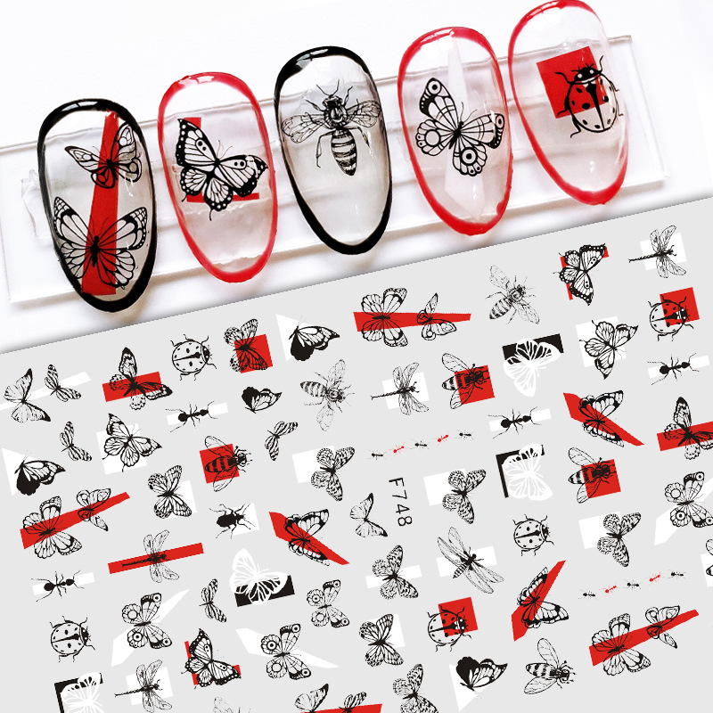 F748 Self-adhesive Nail Sticker 2021 New