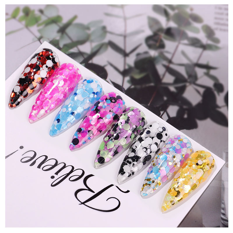 12pcs/set Nail Glitter Sparkling Nail Sequin Set