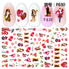 F630 The Valentine's Day 3D Self Adhesive Nail Art Sticker 