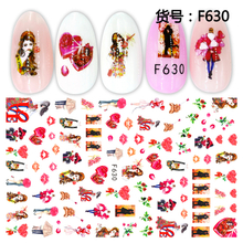 F630 The Valentine's Day 3D Self Adhesive Nail Art Sticker 