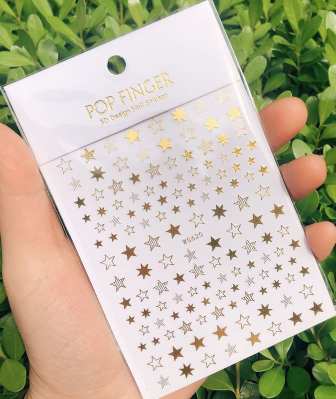 WG620 Star Nail Sticker