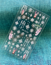 5D Embossed Winter Snowflake Nail Sticker