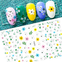 F845 DIY Design 3D Self Adhesive Spring Flowers Nail Art Sticker