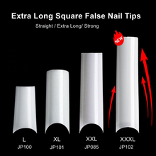 XXXL Extra Long Square False Nail Tips