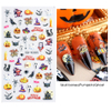 5D Embossed Halloween Nail Sticker
