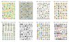 WG544-552 Dollar Nail 3D Sticker