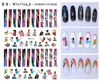 WG376-381 Cartoon And Dog Adhesive Nail Sticker