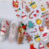 Thin and embossed Winter Snowflakes Christmas Nail Sticker